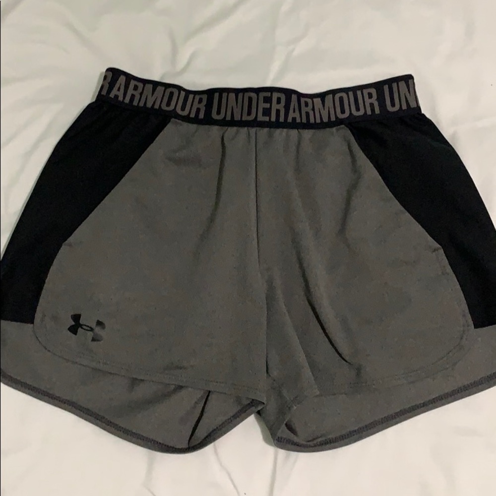 Grey and Black UA Short- size XS